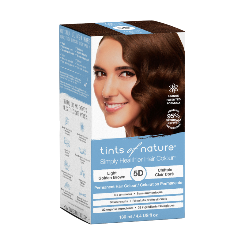 Tints of nature Permanente haarkleuringen 5D licht goudbruin