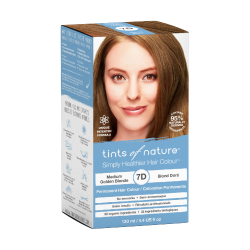 Tints of nature Permanente haarkleuringen 7D goudblond medium