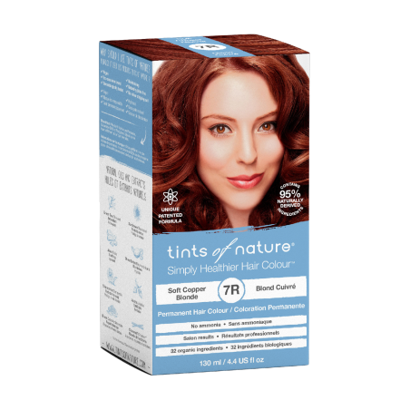Tints of nature Permanente haarkleuringen 7R koperblond