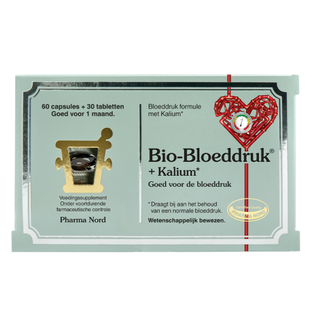 Pharmanord Bio bloeddruk & kalium tabletten en capsules