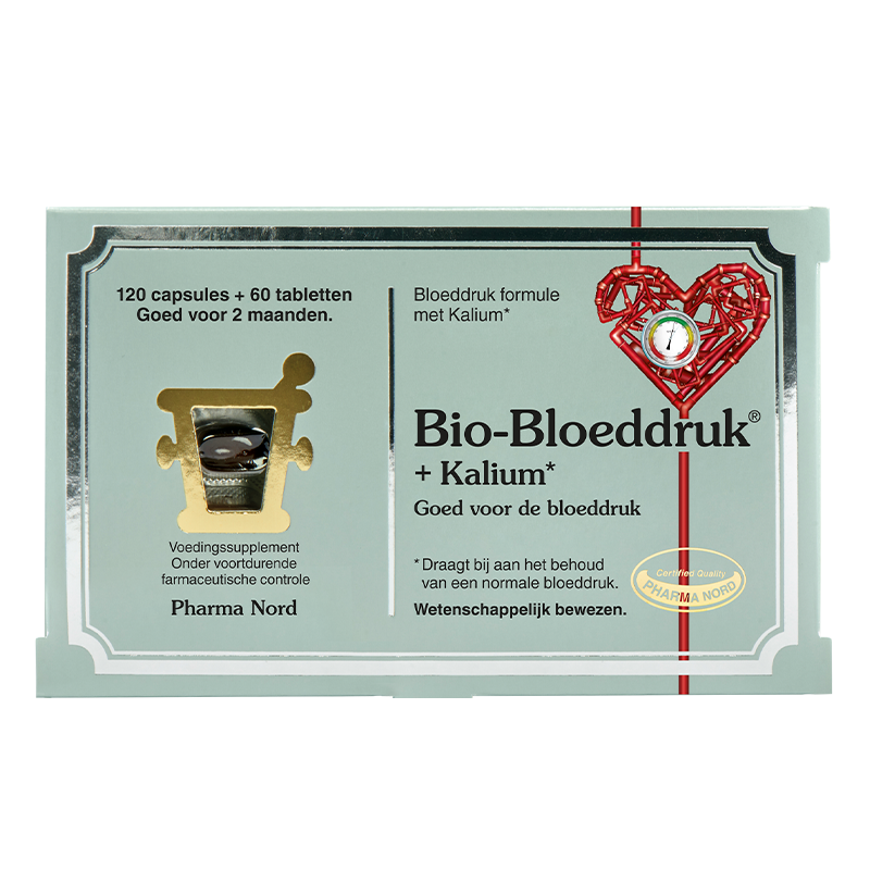 Pharma Nord Bio bloeddruk & kalium 120 capsules + 60 tabletten