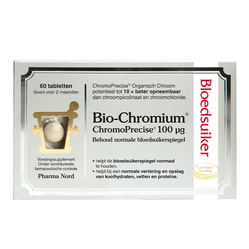 Pharma Nord Bio chromium bloedsuiker 60 tabletten