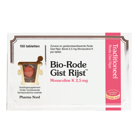 Pharma Nord Bio-Rode Gist Rijst 150 tabletten