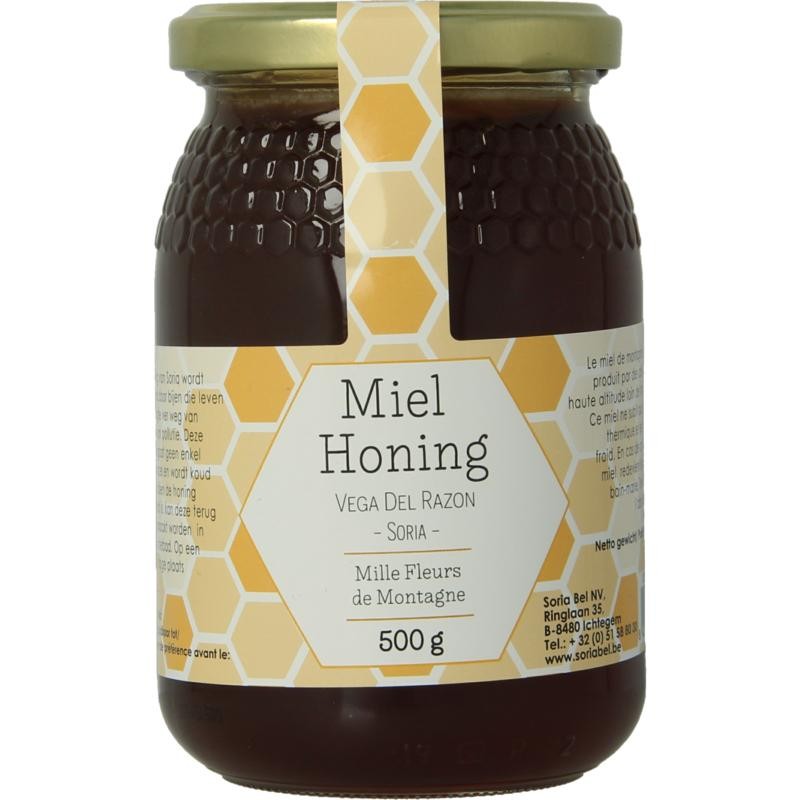 Sora Honing Berghoning Miel bio 500g