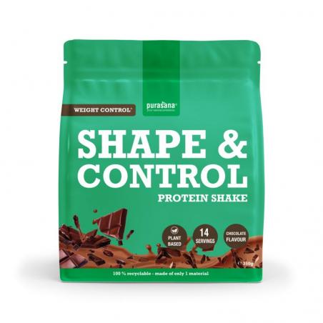 Purasana Shape & Control Proteïneshake - Chocolade 350 gram