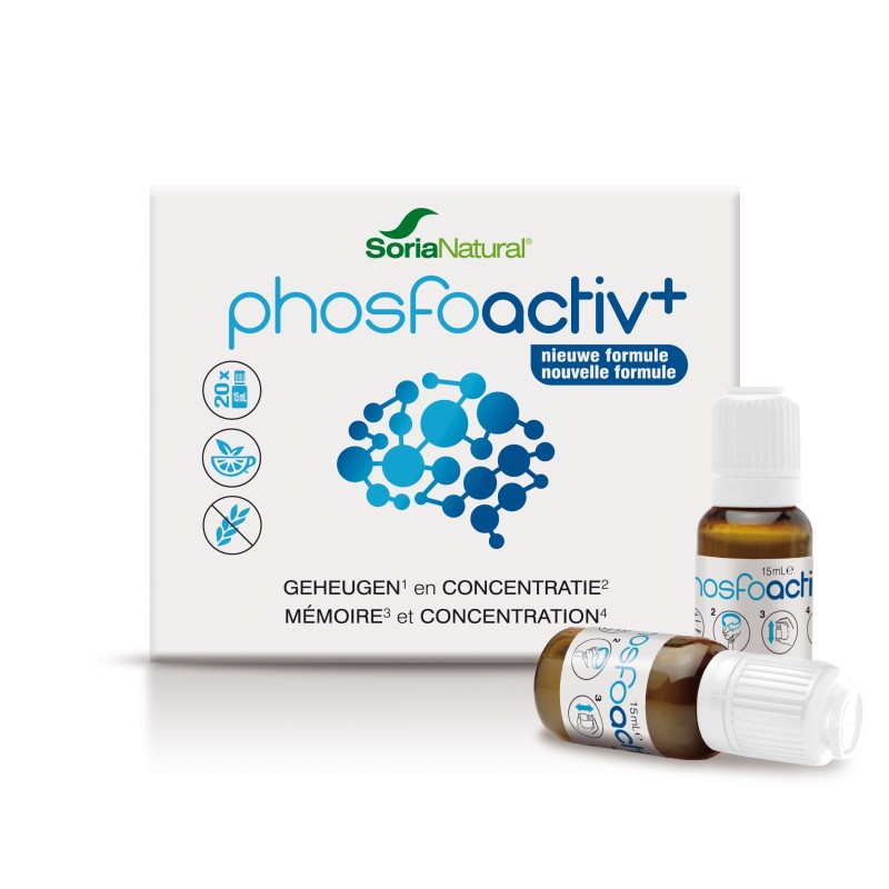 Soria Phosfoactiv+ - Phosfoactiv plus 20st van 30 ml totaal 300 ml