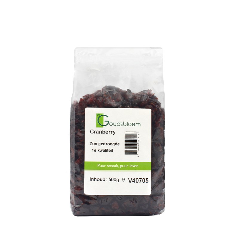 De Goudsbloem Cranberry 500 gram