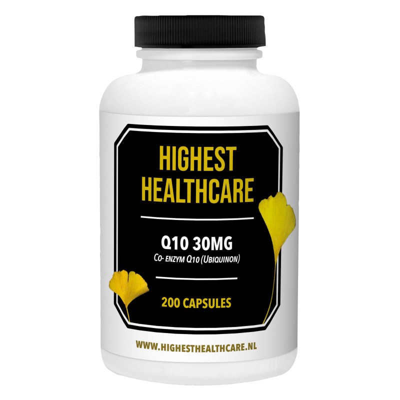 Highest Healthcare Co-enzym q10 30mg 200 capsules Highest Healthcare Co-enzym q10 30mg 200 capsules
