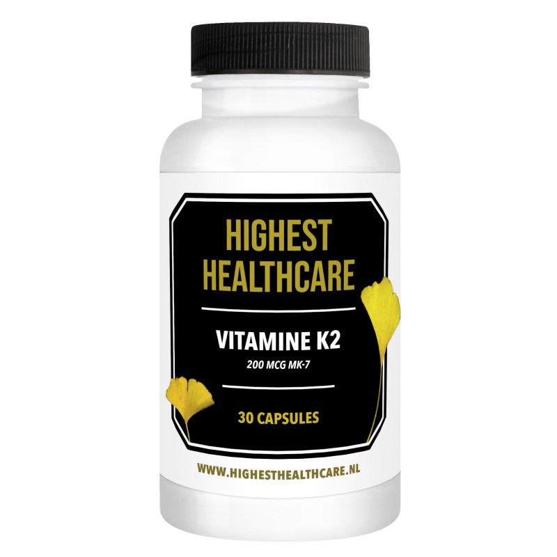 Highest Healthcare Vitamine K2 200 mcg MK-7 30 capsules Highest Healthcare Vitamine K2 200 mcg MK-7 30 capsules