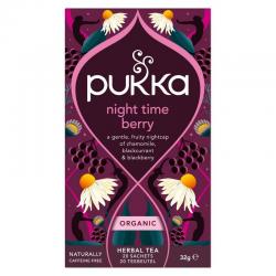 Pukka thee nighttime berry bio 20z