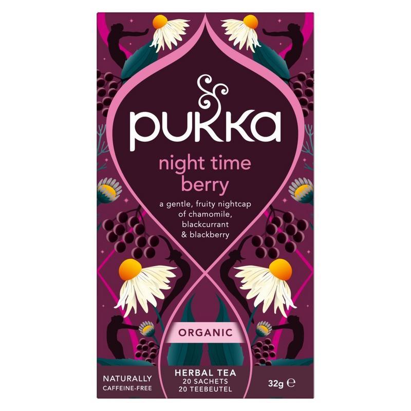 Pukka thee nighttime berry bio 20z