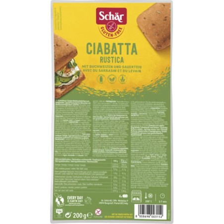 Schar Ciabatta Rustica 4 stuks