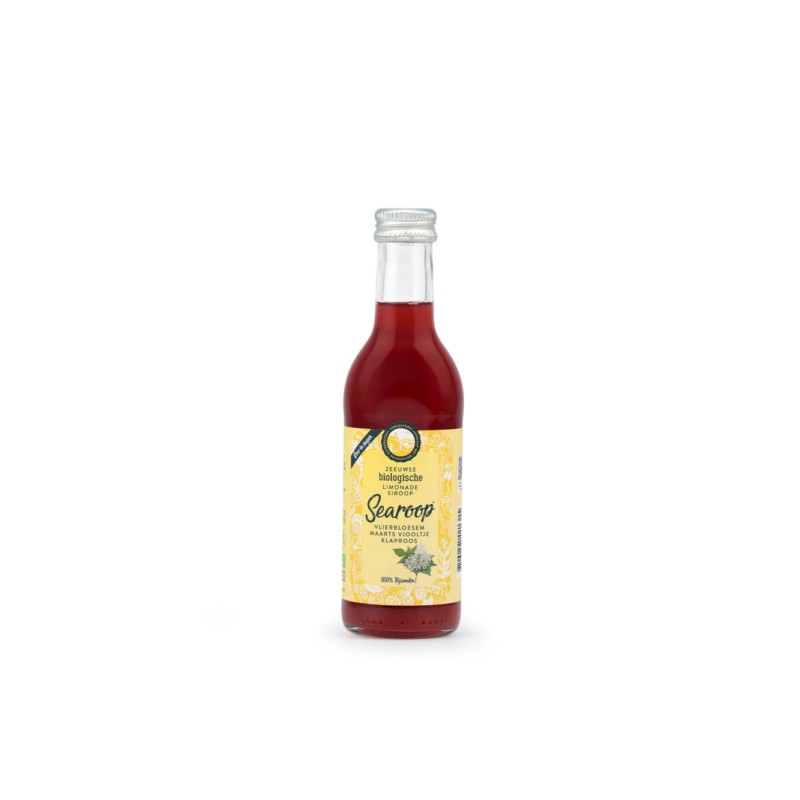 Searoop Vlierbloesem Maarts Viooltje Klaproos Biologisch 500 ml