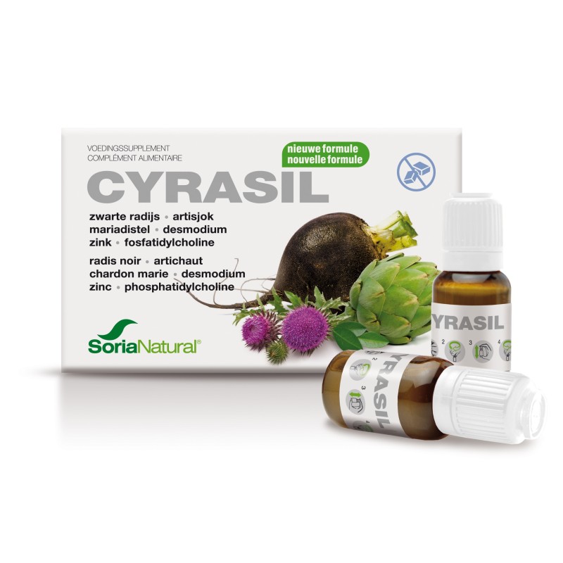 Soria Natural Cyrasil Zuiveringskuur 15 flesjes van 10 ml