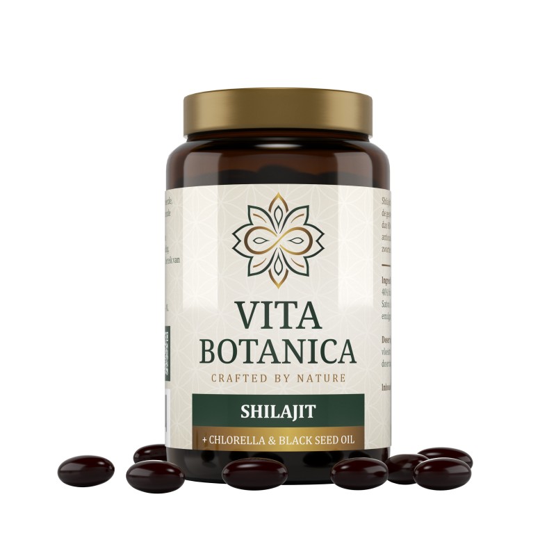Vita Botanica Shilajit + Black Seed Oil & Chlorella 90 capsules