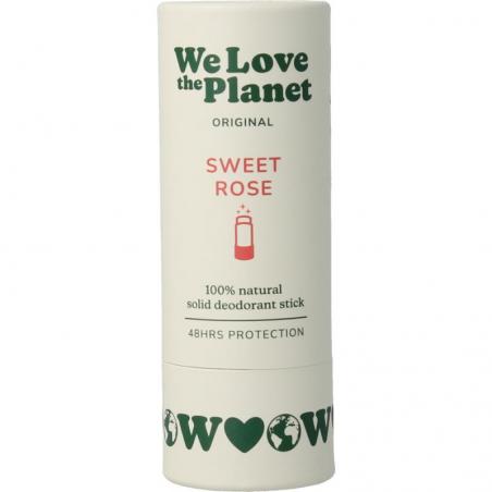 We Love deodorant stick sweet rose