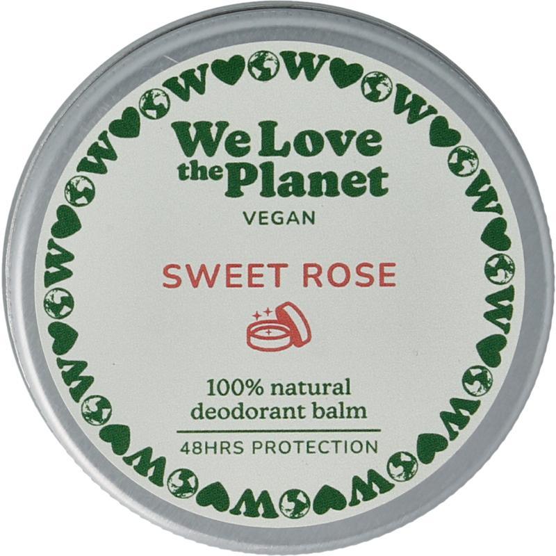 We Love deodorant balm sweet rose vegn