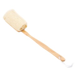 Source Balance Loofa Badborstel 41cm met houten steel en ophangkoord 1st