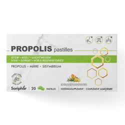 SoriaBel Propolis Keel Pastilles 20 geblisterde pastilles