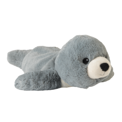 Warmies Zeehond Grijs met niet-verwijderbare vulling 1st