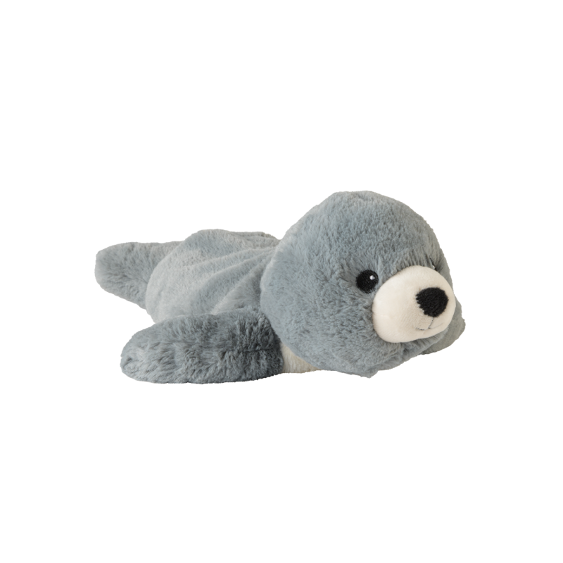 Warmies Zeehond Grijs met niet-verwijderbare vulling 1st