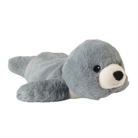 Warmies Zeehond Grijs met niet-verwijderbare vulling 1st