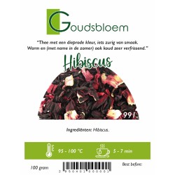 De Goudsbloem Hibiscus 100 gram