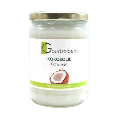 Goudsbloem Biologische Kokosolie Extra Virgin 500 ml