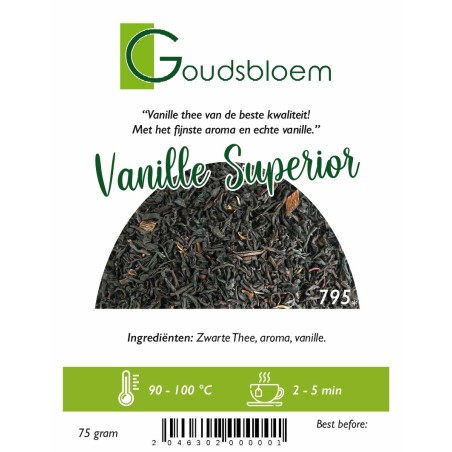 Goudsbloem Vanille Superior thee 100 gram