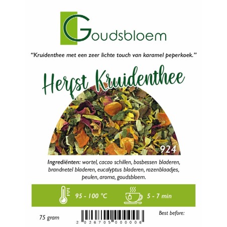 Goudsbloem Herfst Kruidenthee75 gram