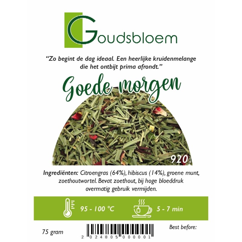 Goudsbloem Goedemorgen thee 75 gram