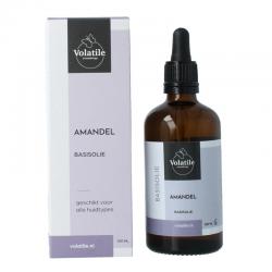 Amandel basisolie glazen fles