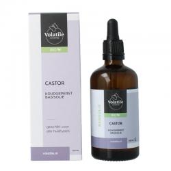 Castor koudgeperst basisolie bio glazen fles