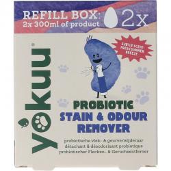 Yokuu Vlek & Geurverwijderaar Huisdieren Refill 2 parels x 300ml