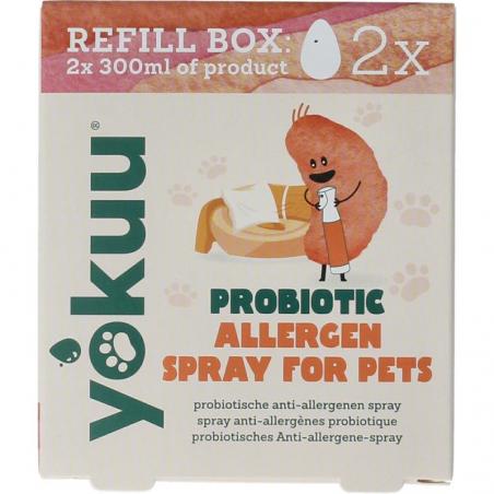 Yokuu Probiotic Allergy Spray for Pets Refill box 2x300ml