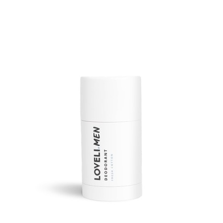 LOVELi.MEN Natuurlijke Deodorant Stick Fresh Cotton 30 ml