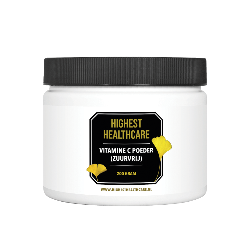 Highest Healthcare Vitamine C poeder (zuurvrij) 200 gram