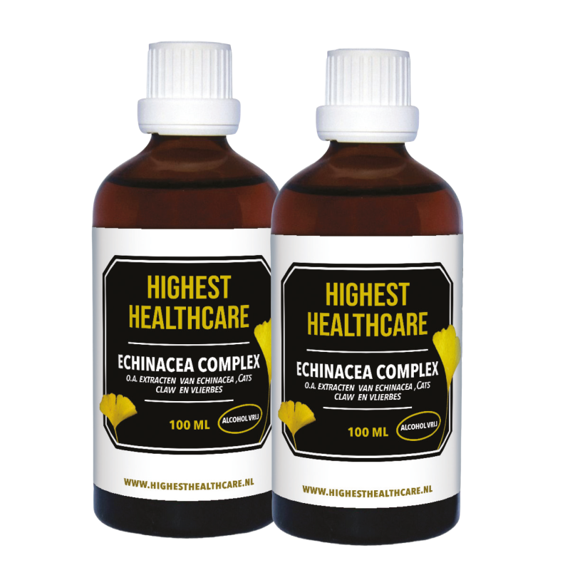 Highest Healthcare Echinacea Complex Druppel alcoholvrij 2 x100 ml
