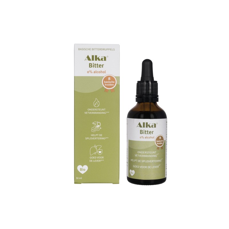 Alka Bitter 0% alcohol - Basische bitterdruppels 50 ml