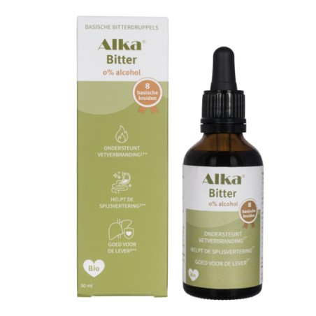 Alka Bitter 0% alcohol - Basische bitterdruppels 50 ml