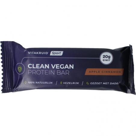 VITAKRUID Clear vegan protein bar apple cinnamon 80 gr