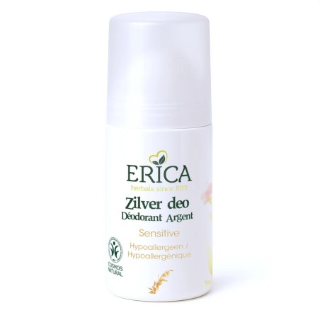 Erica Zilver Deodorant Roller Sensitive 50 ml