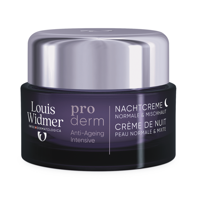 Louis Widmer Proderm Nachtcrème licht geparfumeerd 50 ml