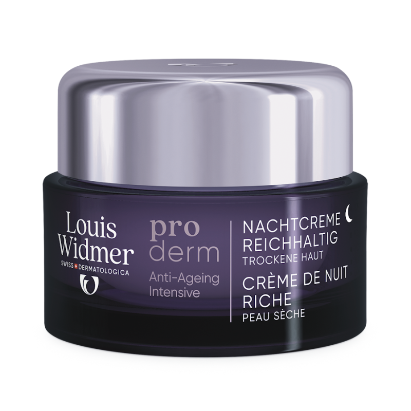 Louis Widmer Proderm Nachtcreme Rijke Textuur ongeparfumeerd 50 ml
