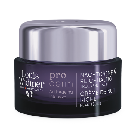 Louis Widmer Proderm Nachtcreme Rijke Textuur ongeparfumeerd 50 ml