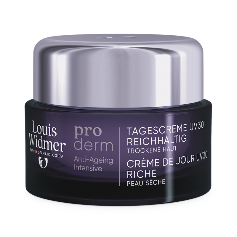 Louis Widmer Proderm Dagcrème UV 30 Rijke Textuur licht geparfumeerd 50 ml