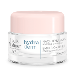 Louis Widmer Hydraderm Nachtemulsie ongeparfumeerd 50 ml