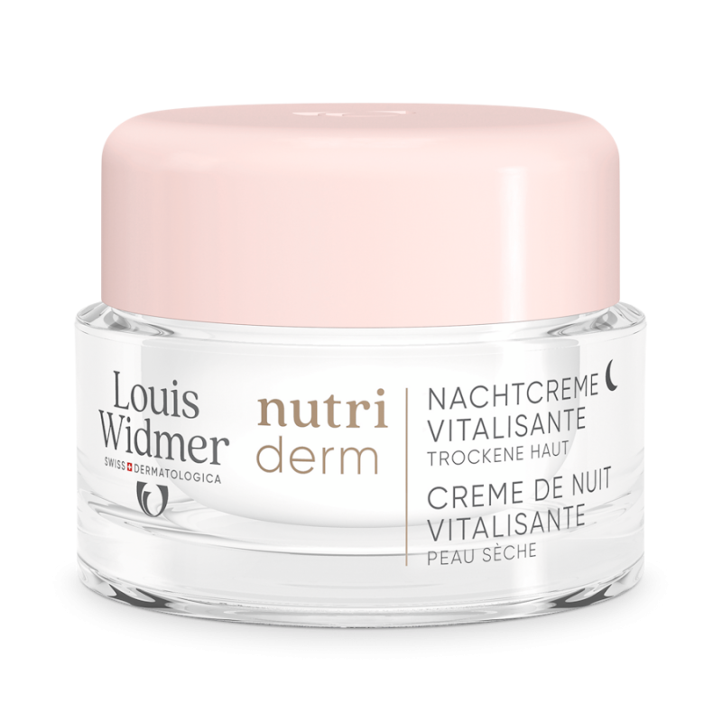 Louis Widmer Nutriderm Nachtcrème Vitalisante ongeparfumeerd 50ml