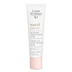 Louis Widmer nutriderm Getinte Dagcrème UV 20 Naturel 01 licht geparfumeerd 30 ml
