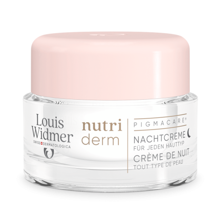 Louis Widmer Nutriderm Pigmacare® Nachtcrème ongeparfumeerd 50 ml